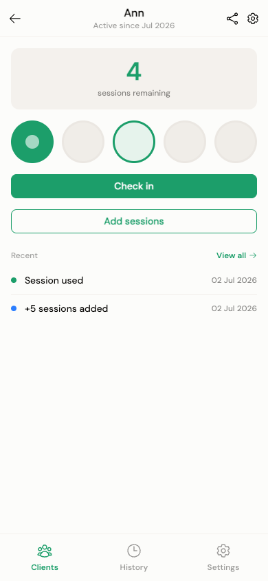 Client details